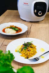 Tefal Cy851130 Olla Multi-Cocción 6 L Cromo, Blanco