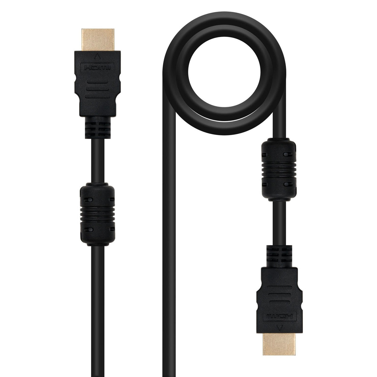 Nanocable Cable Hdmi V1.4 Con Ferrita Macho A Hdmi V1.4 Con Ferrita Macho 3m - Alta Velocidad - Negro
