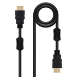 Nanocable Cable Hdmi V1.4 Con Ferrita Macho A Hdmi V1.4 Con Ferrita Macho 3m - Alta Velocidad - Negro