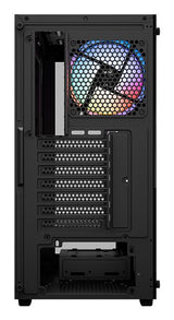 Caja Atx Aerocool Pivot Cristal Templado Negro