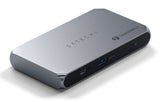 Satechi Thunderbolt 4 Slim Hub Pro  Port Dc 20v  1x Usb 3.2 Gen. 2  1x Tb4 Upstream 96w Pd  3x Tb 4 (Space Gray)