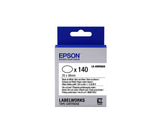 Epson Cinta Lk-8wbwab - Étiquette Prédécoupée Ovale Negro/Blanco 25x38mm