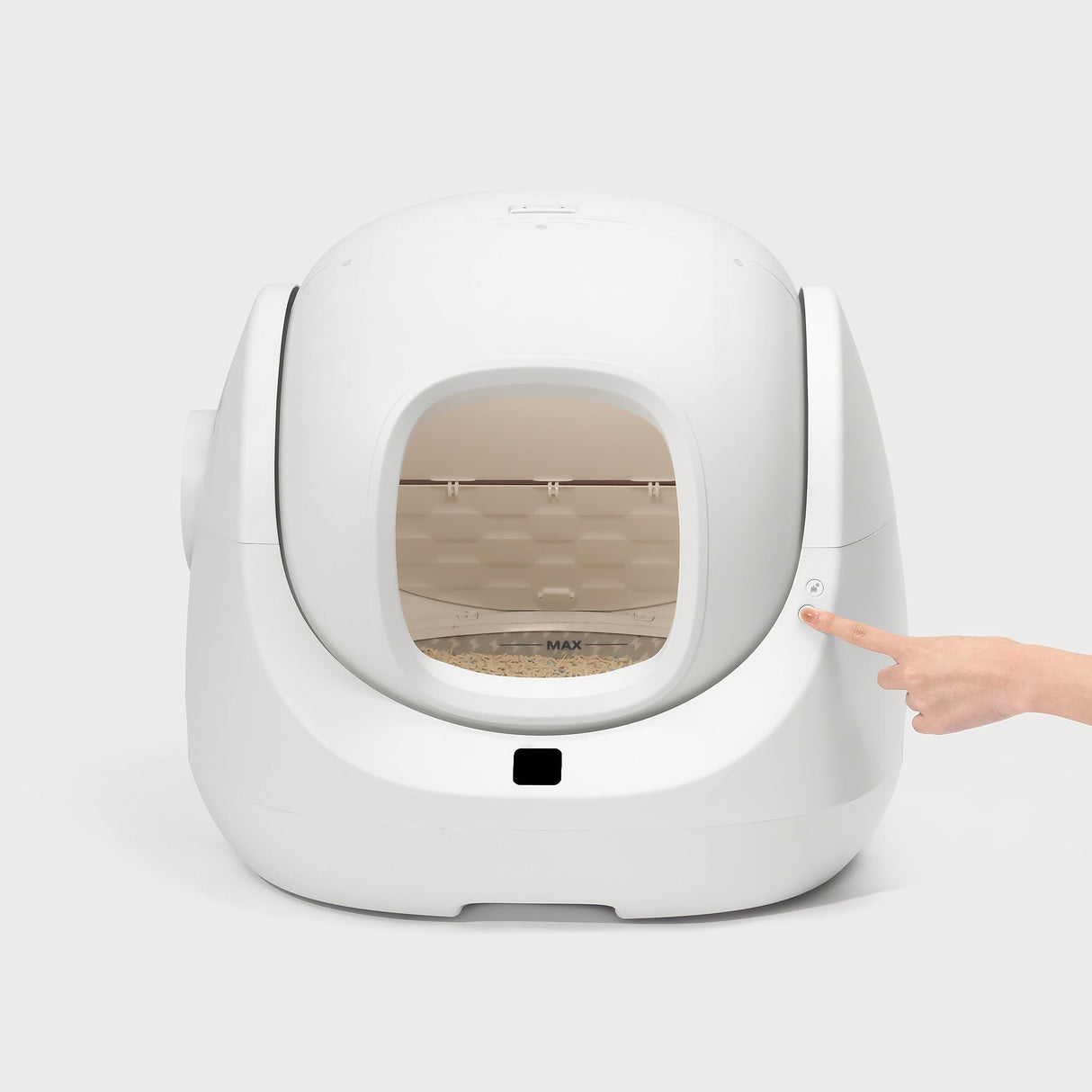 EAN 6972884750842 - Petoneer CL96961 bandeja higiénica para perro y gato Caja de arena con cubierta Blanco imagen 9