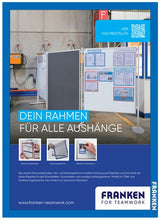 Franken Gmbh Aushangrahmen Pro A3 - Tafelrahmen - Azul - - Pared - 470 Mm - 10