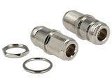 Delock Adaptador N Hembra > N Hembra Para Instalacion