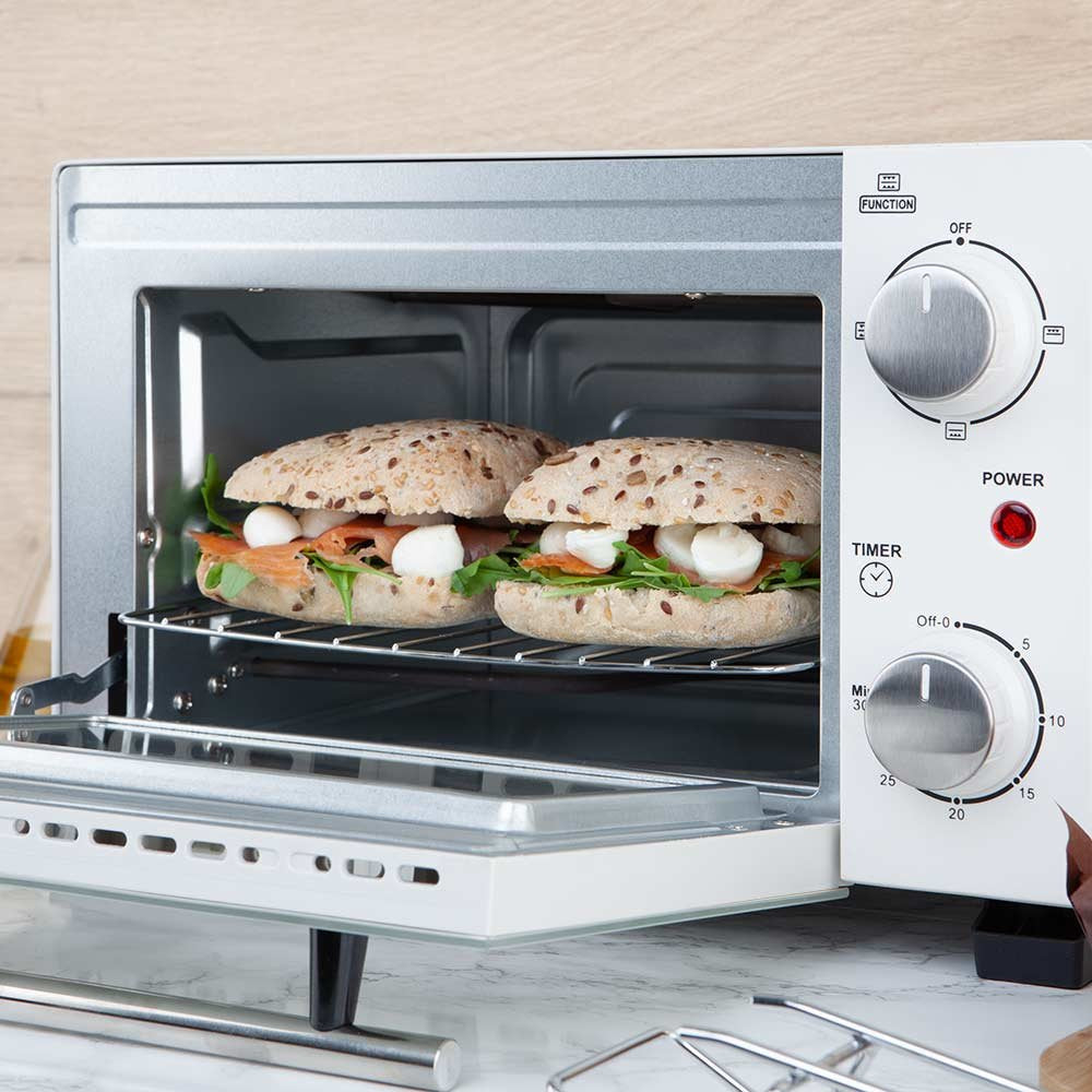 Horno De Sobremesa Orbegozo Ho 975 800w Capacidad 10l Blanco