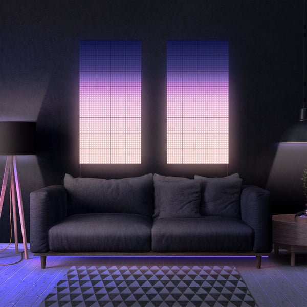 Twinkly Squares Panel Inteligente Negro Wi-Fi/Bluetooth
