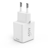 Hama Cargador Red Eléctrica Blanco Usb-C 45w Carga Rápida