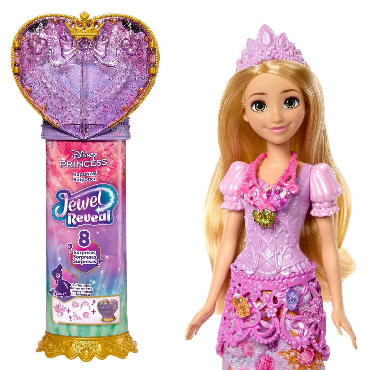 Muñeca Rapunzel Reveal Disney