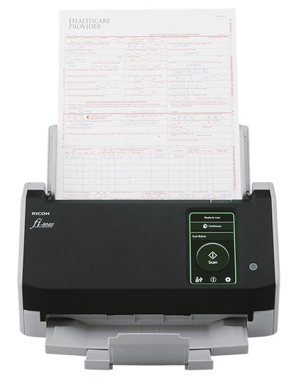 Ricoh Fi-8040 Alimentador Automático De Documentos (Adf) + Escáner De Alimentación Manual 600 X 600 Dpi A4 Negro, Gris