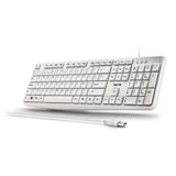 EAN 8435430628319 - NGS HERITAGE teclado Universal USB QWERTY Español Blanco imagen 4