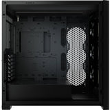 Caja Pc Corsair Icue 5000x Cristal Templado Negra