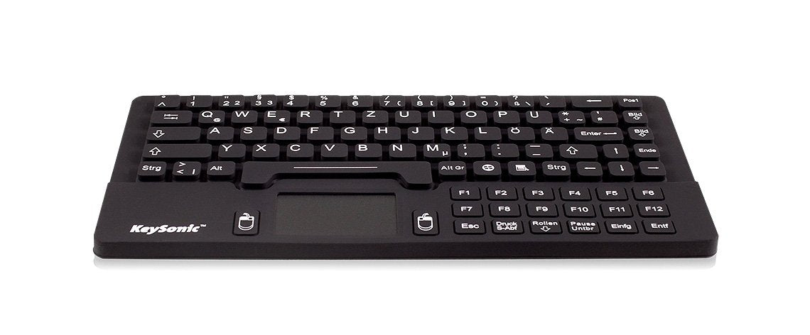 Teclado Alemán Keysonic Ksk-5031in Usb Qwertz Negro