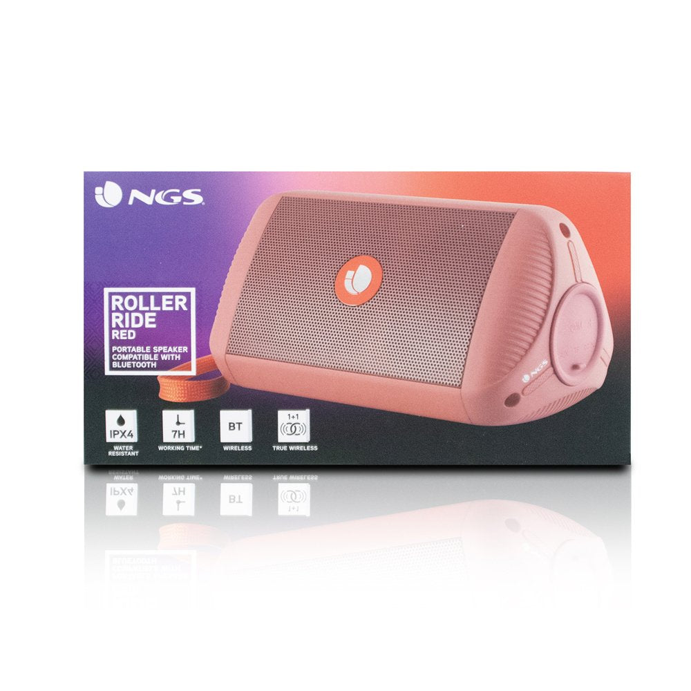 Altavoz Con Bluetooth Ngs Roller Ride 10w 1.0 Rojo