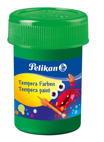 Pelikan Set De 6 Tempera Escolar - Botes 25ml - Facil De Mezclar - Ideal Para Proyectos Escolares