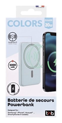 Tnb Banco De Energia De 5000 Mah Compatible Con Magsafe - Blue