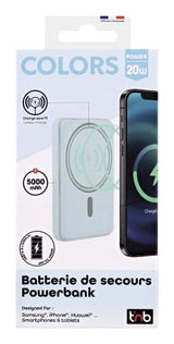 Tnb Banco De Energia De 5000 Mah Compatible Con Magsafe - Blue