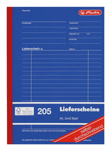 Herlitz Lieferscheinhch A5 205 3x40 Bl. Selbmdurchschreibe