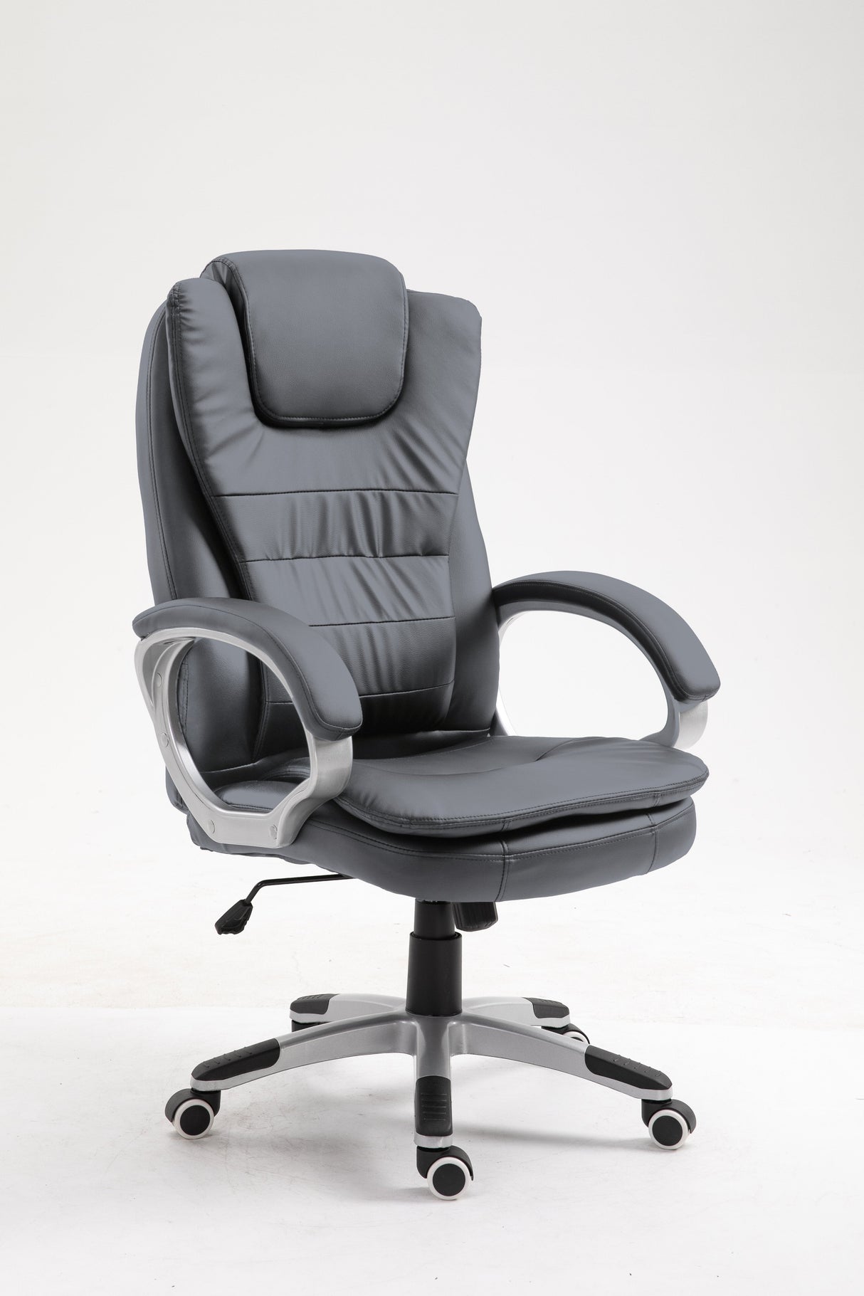 Silla  Activejet De Oficina Calefactable Con Masaje Yk7304 Gris
