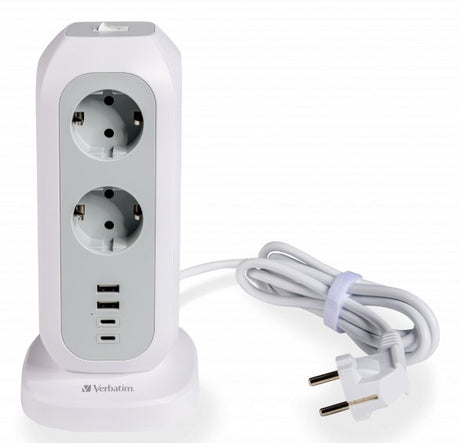 EAN 0023942495475 - Verbatim 49547 base múltiple 11 salidas AC Interior Blanco imagen 1
