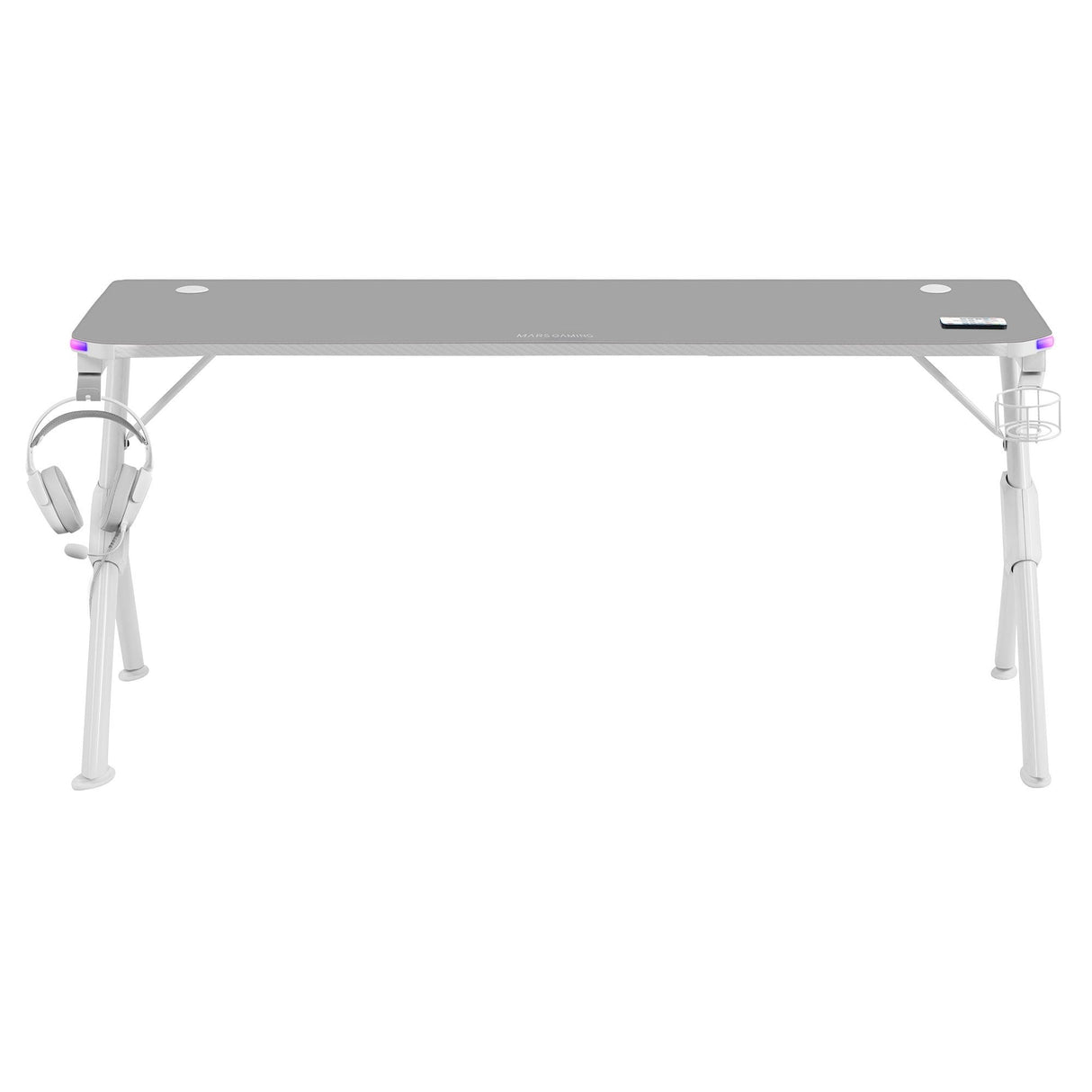 Mesa Gaming Mars Gaming Mgdxlrgb 160 X 60 X 75cm Blanca