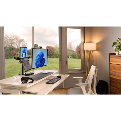EAN 0085896554097 - Kensington K55409WW soporte para monitor 81,3 cm (32") Escritorio Negro imagen 10