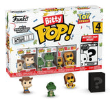 Blister 4 Figuras Bitty Pop Disney Toy Story Woody