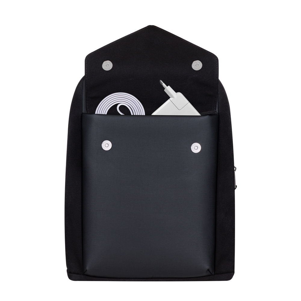 Mochila Riva Canvas Urban Para Portátil (14")  Negro 8524