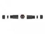 Delock Cableverbinder Für Aussenbereich 2 Pin, Ip68 Wasserdicht, Schraubbar, Cabledurchmesser 4,5 - 7,5 Mm Schwarz