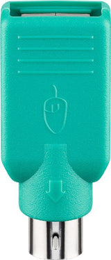 EAN 4040849689192 - Goobay 68919 cambiador de género para cable USB Type-A PS/2 Verde imagen 1