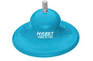 Amoladora De Cubos De Rueda Hazet (Cuerpo Base + 3 Discos Abrasivos), Ø 160 Mm Azul, 4 Piezas, Hexágono Exterior De 11 Mm 4960r-160/4