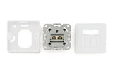 EAN 4016032485735 - Digitus DN-9010/8-2 toma de corriente 2 x RJ-45 Blanco imagen 2