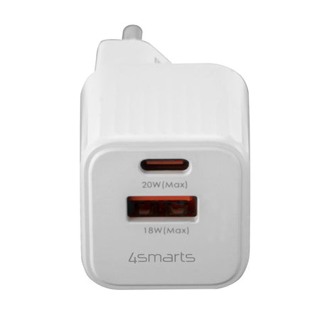 EAN 4252011903382 - 4smarts 540122 cargador de dispositivo móvil Universal Blanco Corriente alterna Carga rápida Interior imagen 3