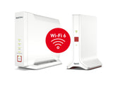 Router  Fritz! Mesh Set 4060 + 3000 Ax Int Tribanda (2,4 Ghz/5 Ghz/5 Ghz) Wi-Fi 6 (802.11ax) Blanco 4x4