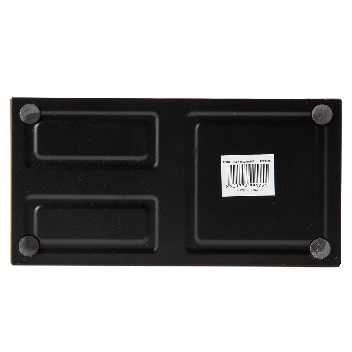 Deli Organizador Metalico De Rejilla Negro