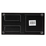 Deli Organizador Metalico De Rejilla Negro