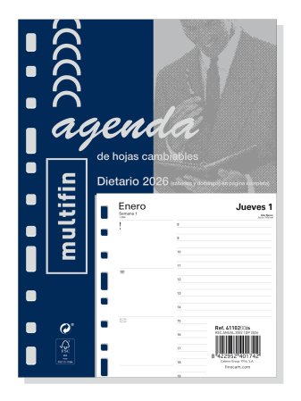 EAN 8422952401742 - Finocam 411020026 accesorio para organizador personal Recambio para agenda imagen 1