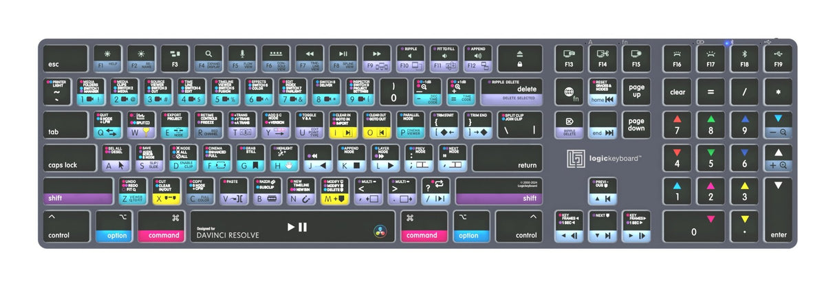 EAN 5707795022044 - Logickeyboard LKB-RESB-TM teclado Oficina Bluetooth QWERTZ Alemán Gris, Titanio imagen 1