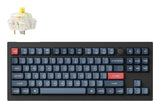 Keychron V3 Max, Teclado Para Juegos Negro/Gris Azulado, Diseño De, Gateron Jupiter Banana, Intercambio En Caliente, Rgb V3m-D4-De