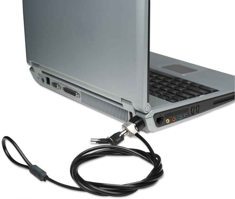 EAN 0766623440240 - Manhattan 440240 cable antirrobo Negro 1,8 m imagen 2