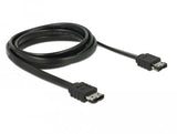 EAN 4043619856411 - DeLOCK 85641 cable de SATA 2 m eSATA Negro imagen 1