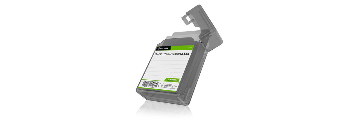Icy Box Ib-Ac6025-3 Set 3 Funda De Plástico Verde, Gris, Blanco 2x 2,5" Ssd/Hd