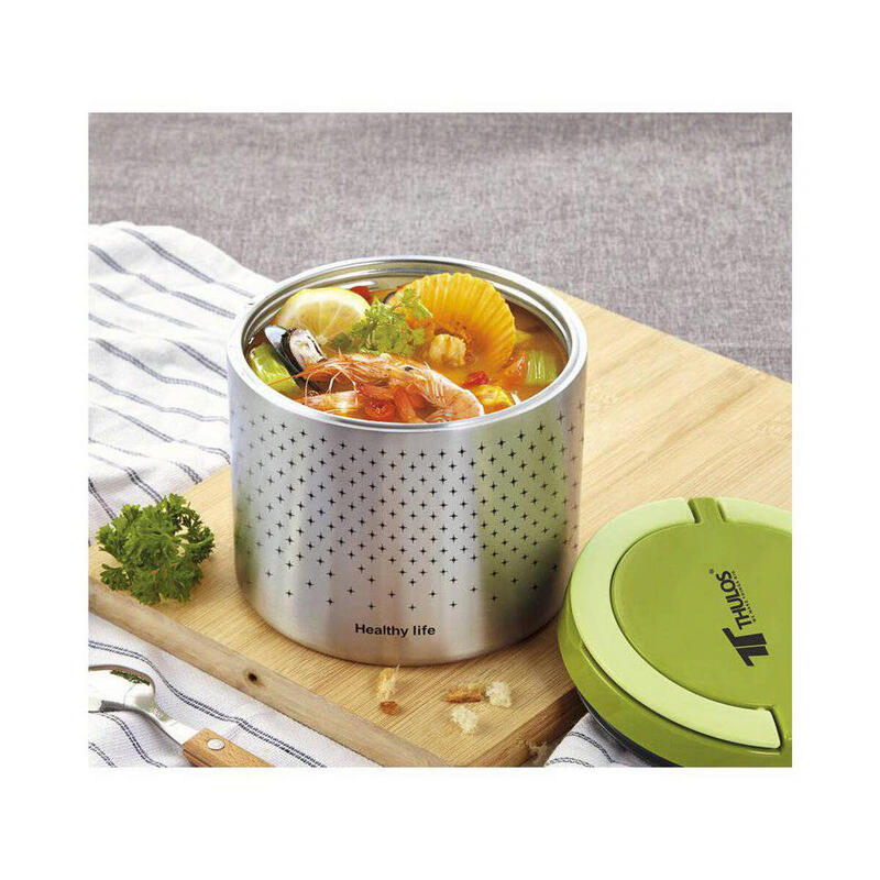 Fiambrera 1 Litro Acero Inoxidable Th-Lb10