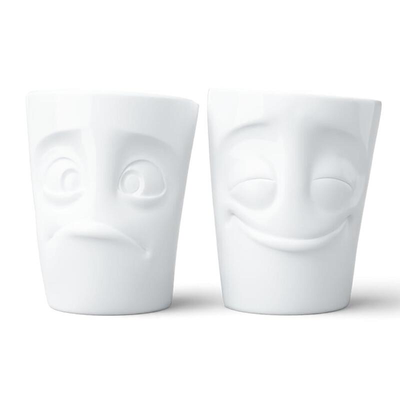 Fiftyeight 350ml Becher - Vergnügt & Verdutzt Blanco