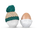Fiftyeight Eierbecher Mützchen Elfenbein Smaragd