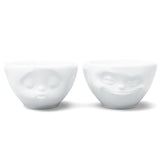 Fiftyeight Juego De Cuencos 100ml Grinsend & Besando Blanco