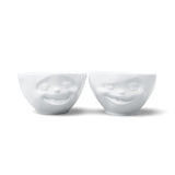 Fiftyeight Juego De Cuencos 200ml - Lachend & Zwinkernd Blanco