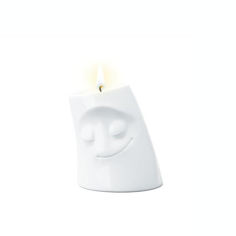 Fiftyeight Kerzenschmusie Kuschelig Klein Kerzenhalter Blanco