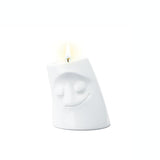 Fiftyeight Kerzenschmusie Kuschelig Pequeño Kerzenhalter Blanco