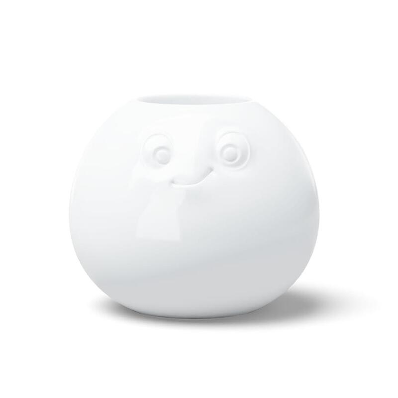 Fiftyeight Vase - Amüsiert Rund Blanco